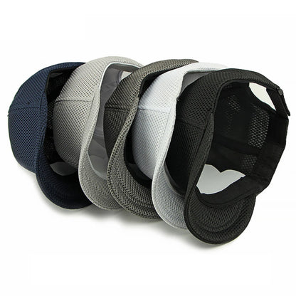 HT4828 5 cm Baseballkappe mit kurzer Krempe für Herren, 6-Panel-Baseballkappe, atmungsaktive Mesh-Trucker-Cap, Herren und Damen, einfarbig, schlichte Snapback-Cap