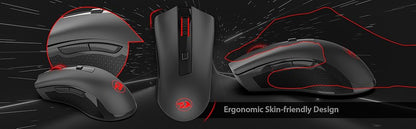 Redragon M652 optische 2.4G-Wireless-Maus mit USB-Empfänger, tragbare Gaming- und Office-Maus, 5 einstellbare DPI-Stufen