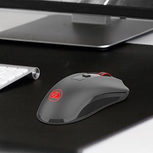 Redragon M652 optische 2.4G-Wireless-Maus mit USB-Empfänger, tragbare Gaming- und Office-Maus, 5 einstellbare DPI-Stufen